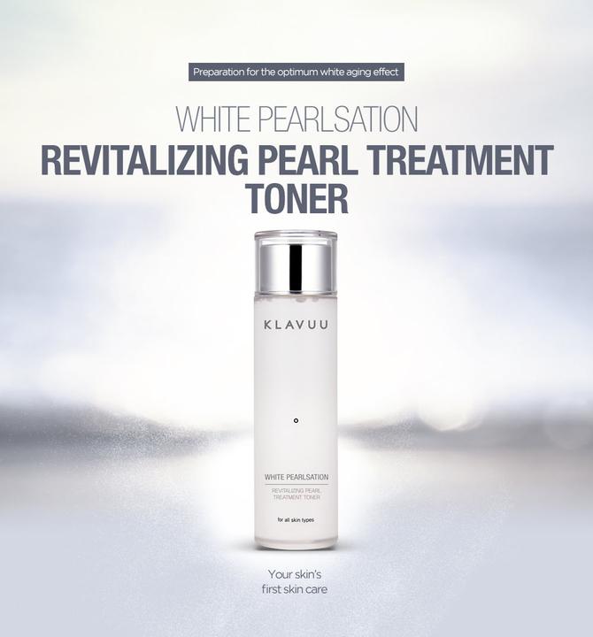 Image du produit Klavuu Tonique de traitement revitalisant à la perle blanche (140 ml)