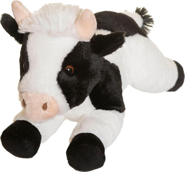 Image du produit Teddykompaniet Peluche Vache couchée blanc/noir (30 cm)