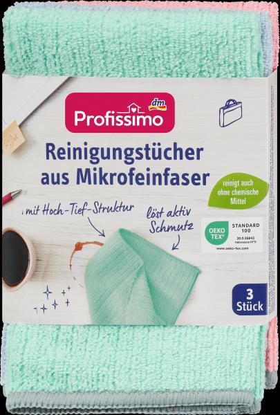 Image du produit dm Profissimo Lingettes nettoyantes en microfibres (3 pcs)