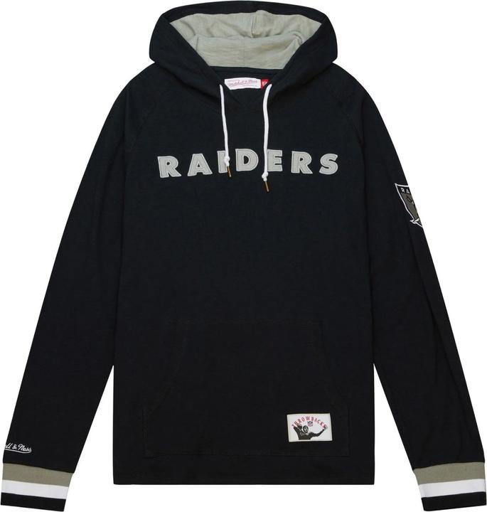 Produktbild Mitchell & Ness Slub Jersey Hoody - Oakland Raiders - XL (XL)