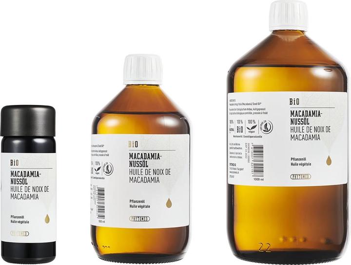 Actual product image Phytomed Macadamia nut oil organic oil (Body oil, 1000 ml)