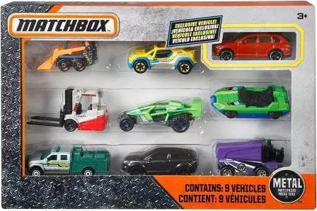 Actual product image Matchbox Cars - Set of 9