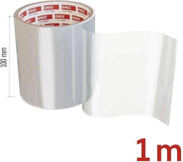 Image du produit Emos Ruban adhésif de réparation pour piscines, 1 m x 100 mm, transparent (100 mm)