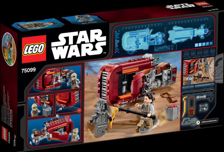 Actual product image LEGO Rey's Speeder (75099, LEGO Star Wars)