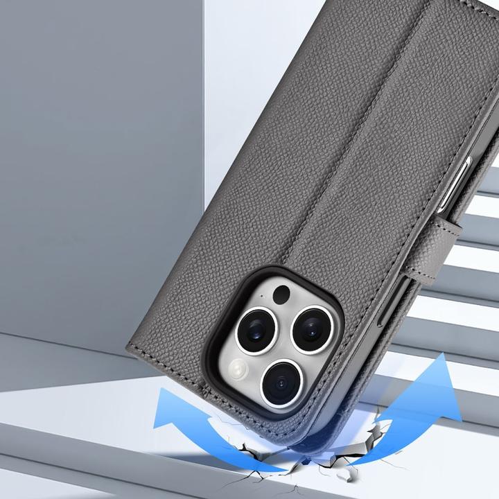 Produktbild Dux Ducis Lawa Series MagSafe Kunstleder Bookcover Hülle (Apple iPhone 16 Pro Max)