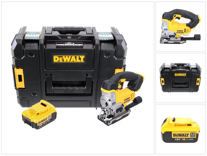 Image du produit DeWalt DCS 331 18V XR Li-Ion Scie sauteuse sans fil + Coffret TSTAK DWST1-70703 avec Insert + 1 x Ba