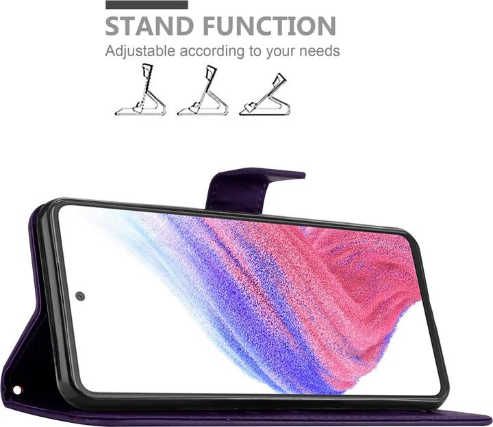 Image du produit Cadorabo Housse Flower Book pour Samsung Galaxy A53 5G (Samsung Galaxy A53 5G)