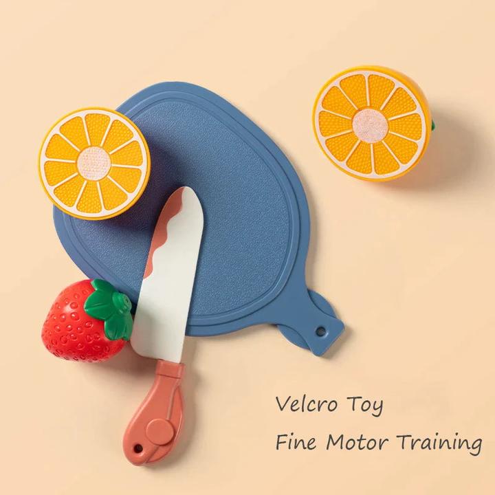 Produktbild Activity Board Kinder Pretend Play Kochen Spielzeug Simulation Lebensmittel Obst Gemüse Küche Spielzeug