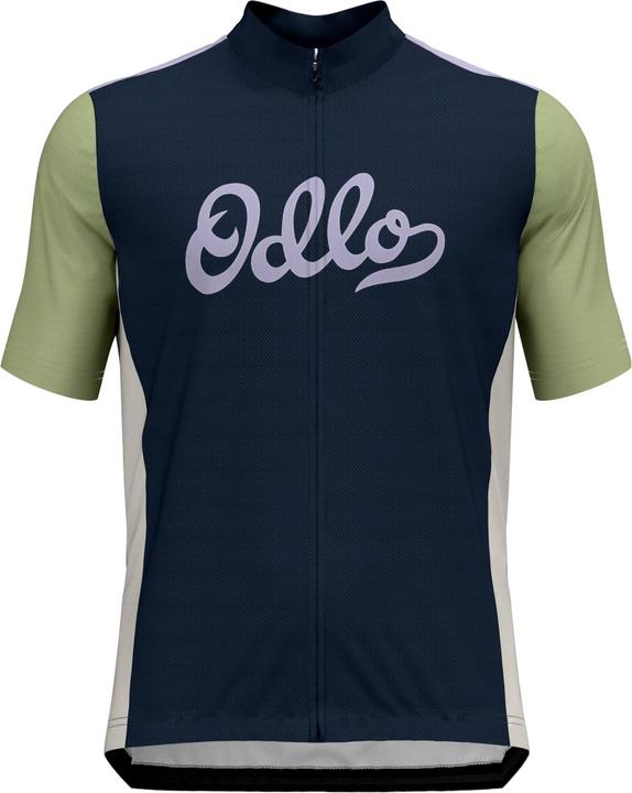 Immagine prodotto Odlo T-shirt s/u collo s/s full zip ESSENTIAL PRINT (XL)