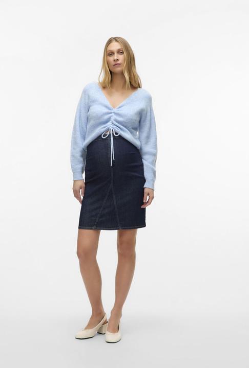 Immagine prodotto Mamalicious Gonna corta a vita alta in denim (L)