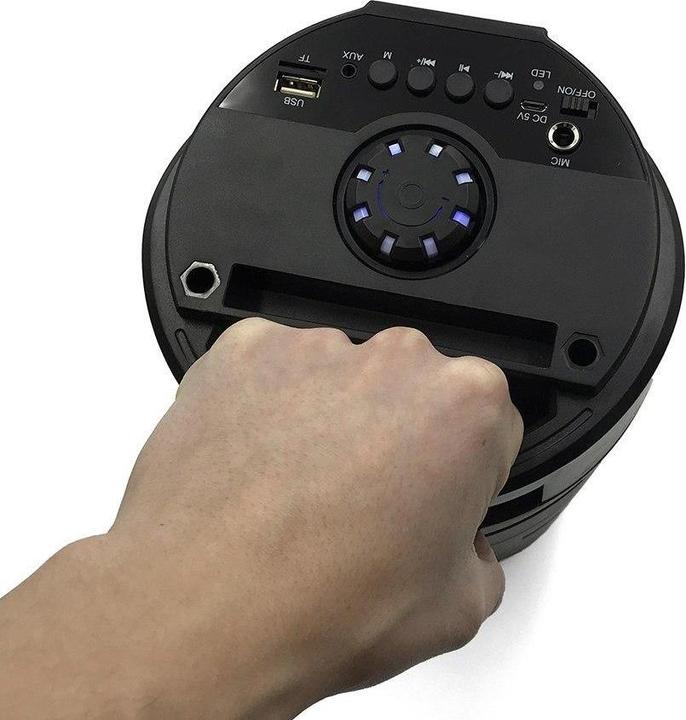 Produktbild Media-Tech Portable speaker PARTYBOX KEG BT MT3165, 30W RMS, Bluetooth, Karaoke, USB, MicroSD, FM Ra (8 h, Stromversorgung über USB)