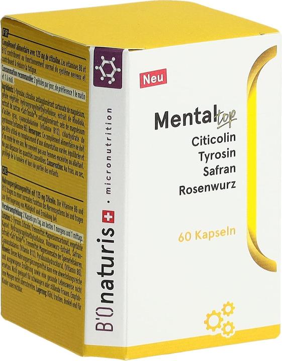 Immagine prodotto B'Onaturis BIONATURIS Mental Top Caps Ds 60 (60 Pezzo/i, Pillole, 70 g)