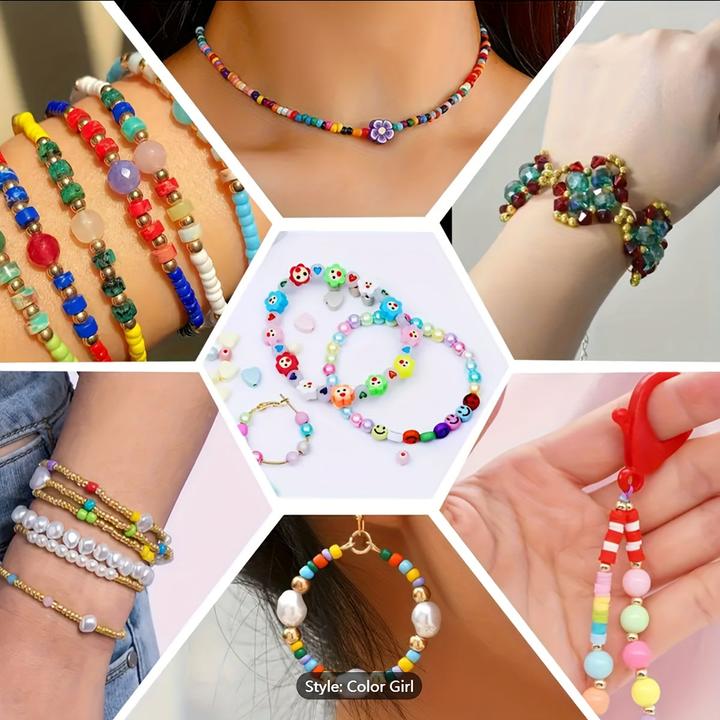 Produktbild Activity Board 1pc 800pcs Hot Selling Bunte Glitter Farbe Perlen Zubehör Brief Zubehör Schmuck DIY Set
