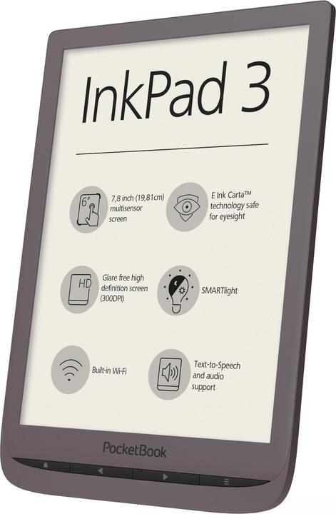 Produktbild PocketBook InkPad 3 (7.80", 8 GB, Dunkelbraun)