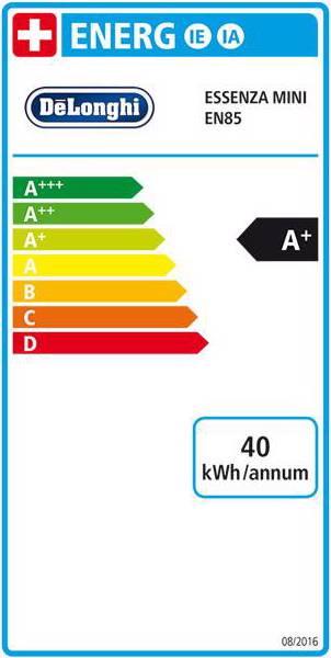 Energie-Label De'Longhi Nespresso Essenza Mini (NESPRESSO Original)