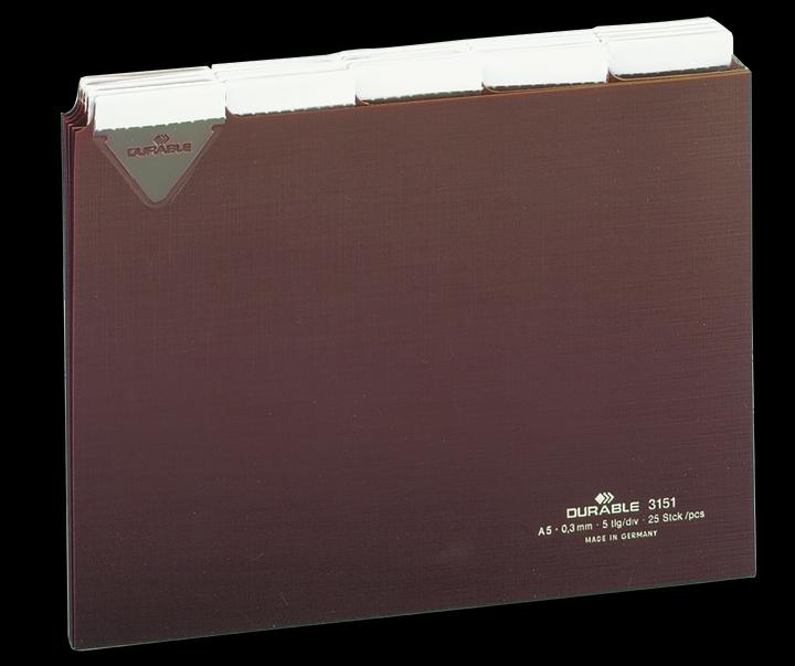 Actual product image Durable Guide cards plastic A5 (A5)