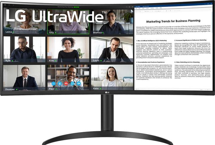 LG Monitor Curvo 34BR55QC 34" led va (3440 x 1440 pixel, 34")