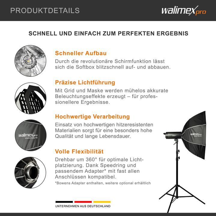 Produktbild Walimex pro Studio Octa 90 Hensel EH (Softbox, 90 cm)