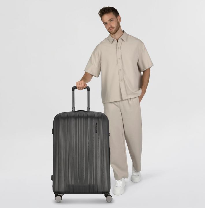Immagine prodotto Polestream Moonrock 4 Rollen Trolley 78 cm mit Dehnfalte (101 l, XL (da 115l))