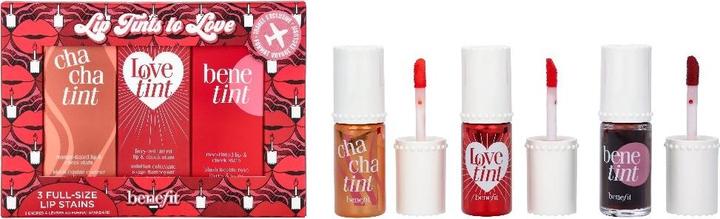 Produktbild BeneFit Cosmetics Lip Tints to Love (Gold, Rot, Violett)