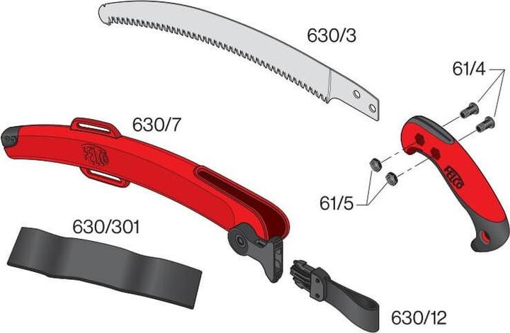 Actual product image Felco Tree saw 630