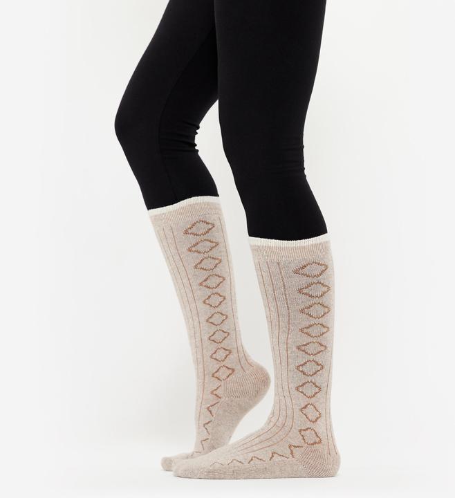 Actual product image Kimjaly Meditation socks merino wool - beige (35, 38)