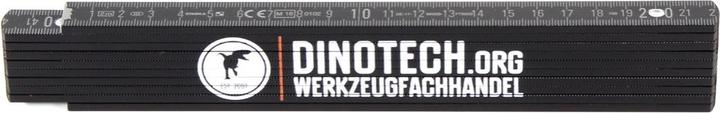 Actual product image Dinotech Stabila Folding Meter - black 2 m, Accuracy Class III (cm, mm)