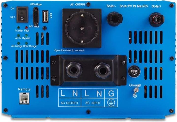 Actual product image Ective SSI302 4in1 sine wave inverter 3000W/12V sine wave inverter with MPPT solar charge controller