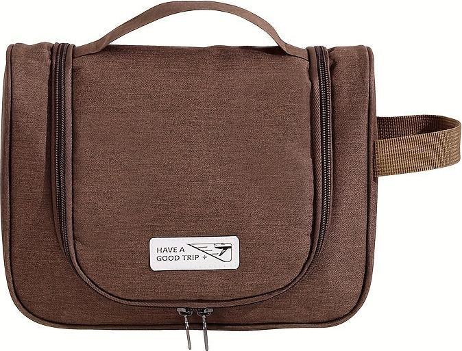 Only-Bags.Store Chic Wabi-Sabi Stil grosse Kapazität Travel Toiletry Bag mit Haken - Portable Cosmetic Organizer