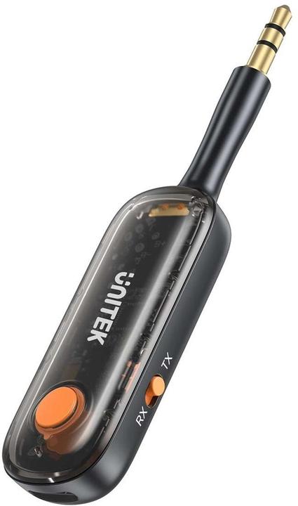 Produktbild Unitek 2in1 Bluetooth 5.3 Adapter Audio Sender/Empfänger Reichweite 10m Schwarz (Sender & Empfänger)