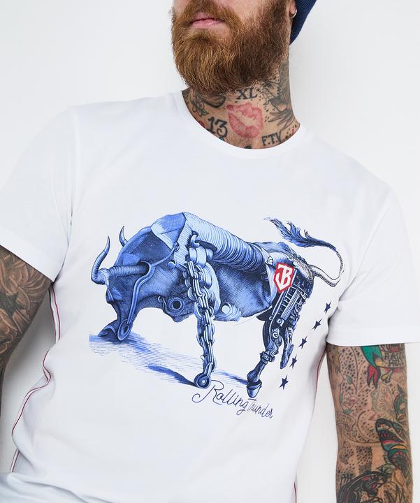 Actual product image Joe Browns Hand-Drawn Bull Graphic T-Shirt (L)