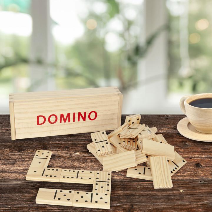 Productafbeelding Lifetime Games Lege houten domino (Meertalig)