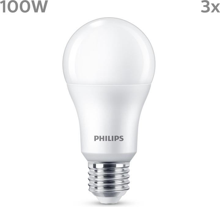 Immagine prodotto Philips Lampadine LED (E27, 13 W, 1521 lm, 3 x, E)