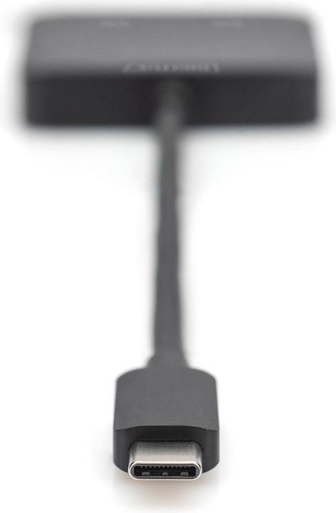 Produktbild Digitus 2-Port-Video-Hub USB-C->2x Displayport (USB Typ-C, 5.51 cm)
