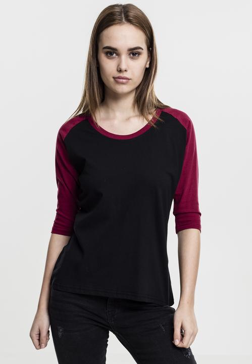 Image du produit Urban Classics Ladies 3/4 Contrast Raglan Tee (XS)