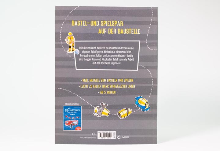 Immagine prodotto Loewe Mein 3D-Bastelbuch - Falten, kleben, spielen - Baustelle (Tedesco, Norbert Pautner, 2024)