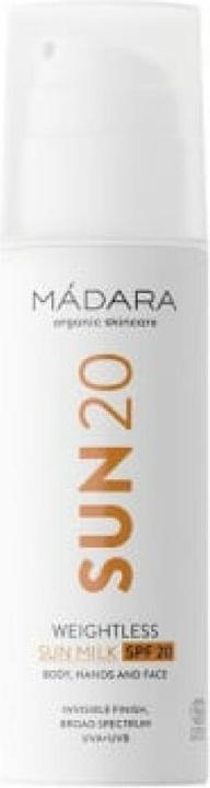 Immagine prodotto Madara Senza peso (Latte solare, SPF 20, 150 ml)
