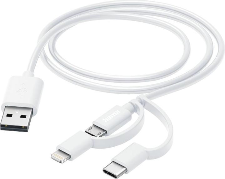 Actual product image Hama 3 in 1 Multi-Ladekabel (1 m, USB 2.0)