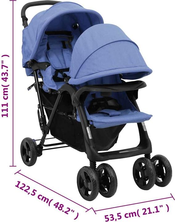 Immagine prodotto VidaXL Geschwisterwagen