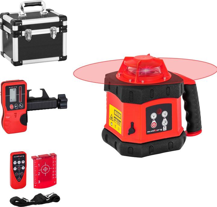 Produktbild Steinberg Rotationslaser Linienlaser Baulaser Rotationslaser selbstnivellierend Ø 300m rot
