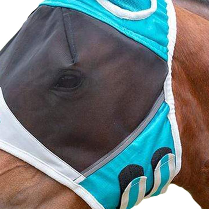 Immagine prodotto Shires Maschera per mosche da cavallo con orecchie a maglia fine