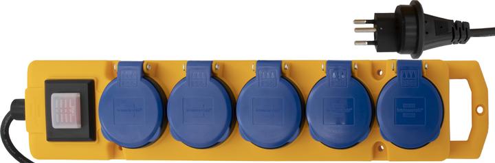 Actual product image Brennenstuhl Steckbatterie BRENNNESTUHLl IP55 (5 x, Type 13, 5 m)