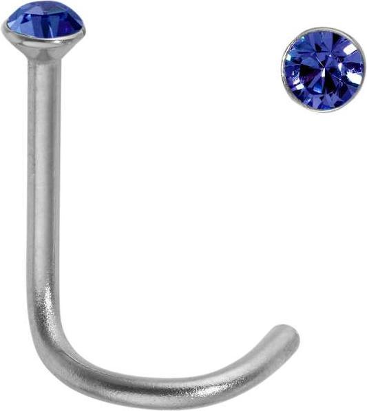 Bijouteria Nasenpiercing (Edelstahl, Kristall)