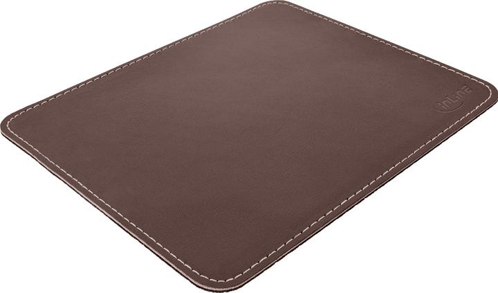 Image du produit InLine Tapis de souris Premium en similicuir marron, 255x220x3mm