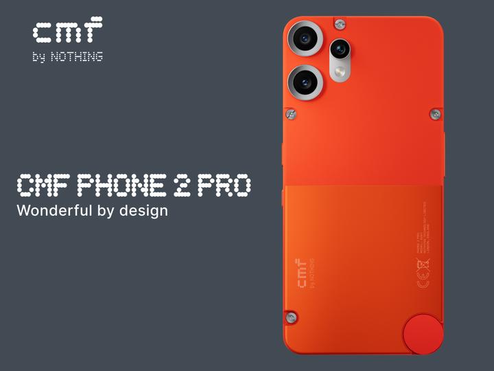 Productafbeelding CMF Telefoon 2 Pro (128 GB, Oranje, 6.77", Dubbele SIM, 50 Mpx, 5G)