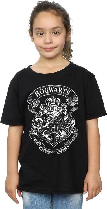 Immagine prodotto T-shirt in cotone con cuciture di Poudlard per bambina (140, 146)