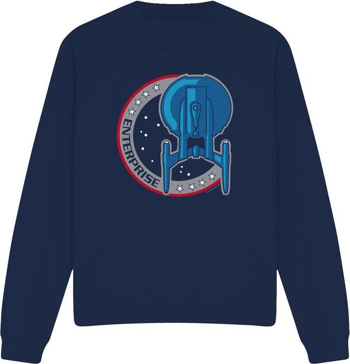 Actual product image Unisex Adult Enterprise Patch Sweatshirt (S)