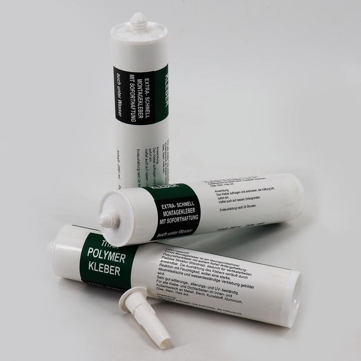 Produktbild Aquagart 2 x Kleber Ufermatte Steinfolie Böschungsmatte für die Teichfolie 290 ml weiss