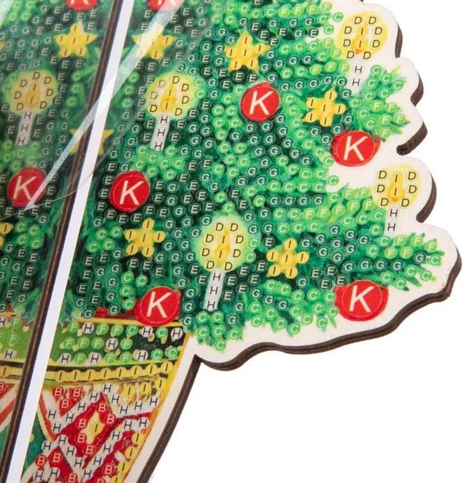 Produktbild Craft Buddy Crystal Art 3D-Weihnachtsbaum – Kreativset für festliche Szenen
