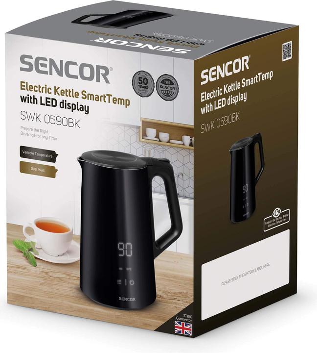 Actual product image Sencor SWK 0590BK (1.50 l, EU plug)